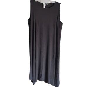 NWOT  Eileen Fisher  Dress Size L Petite  Black A Shape,Minimalist‎, Timeless